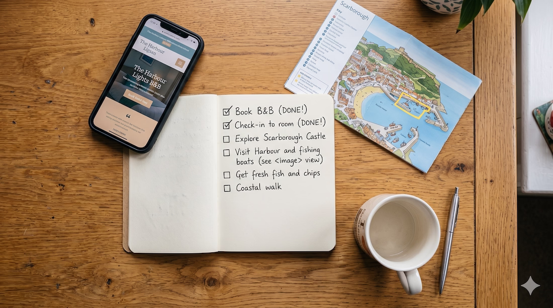 What should a Scarborough hospitality website actually include